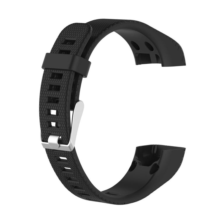 Yndigt Garmin Vivosmart HR+ Silikone Rem - Sort#serie_8