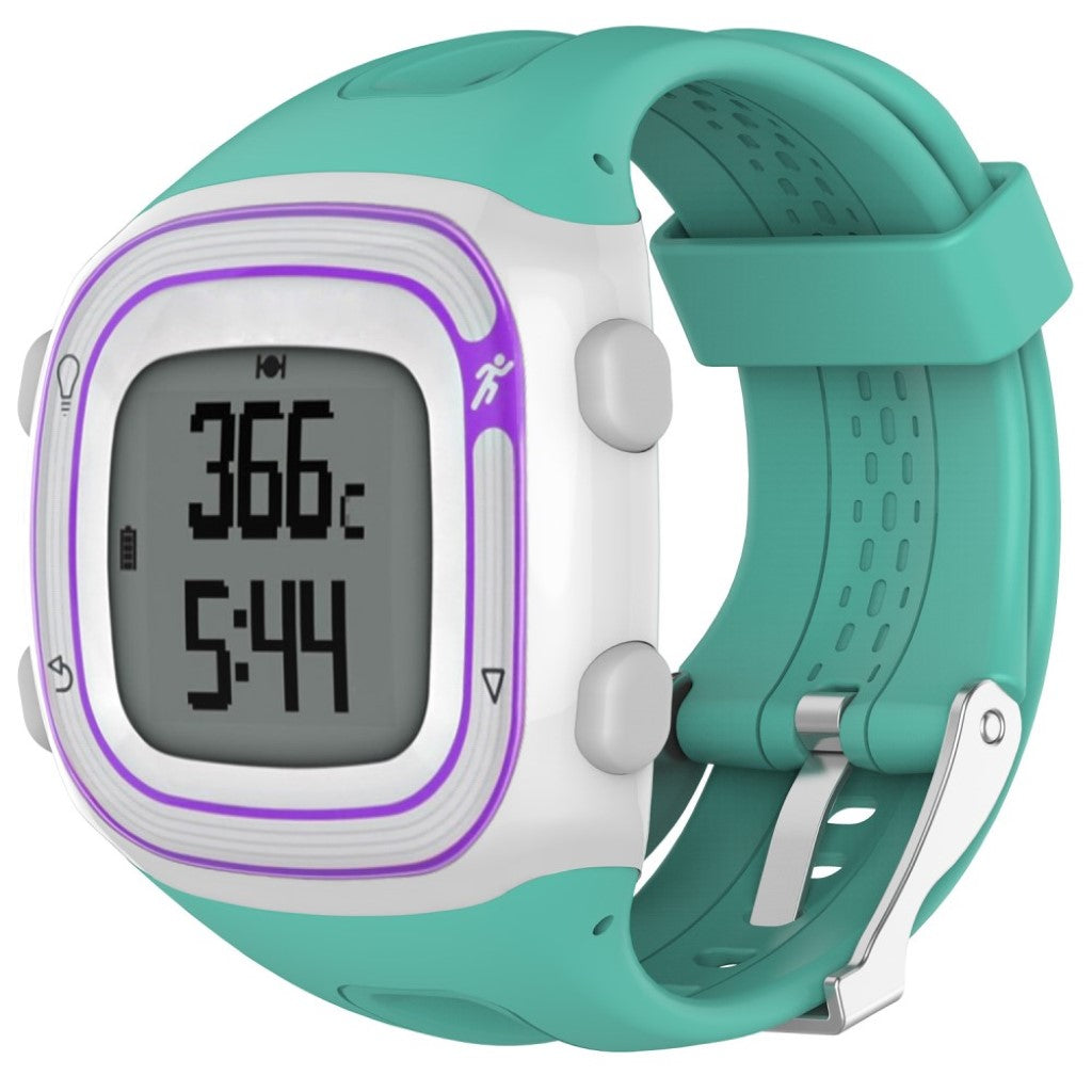 Rigtigt sejt Garmin Forerunner 10 Silikone Rem - Grøn#serie_2