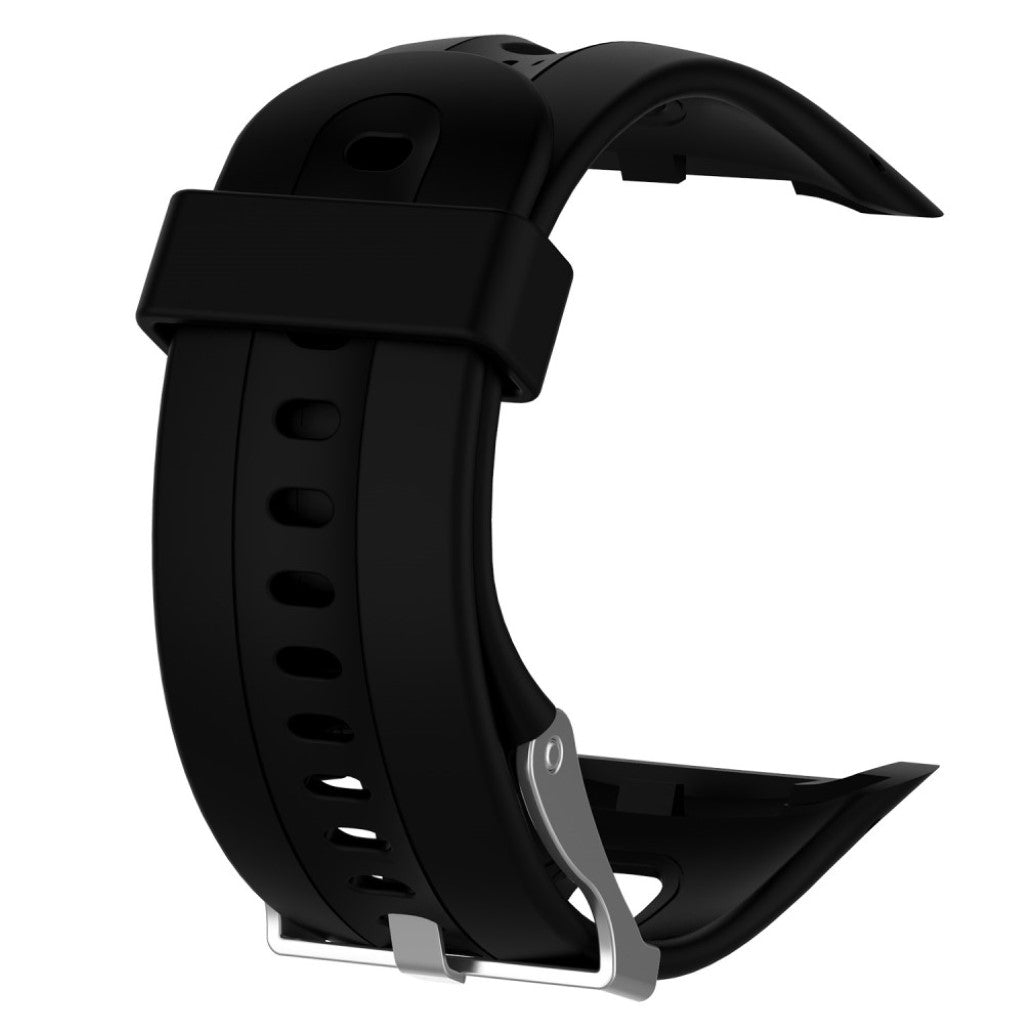 Rigtigt sejt Garmin Forerunner 10 Silikone Rem - Sort#serie_8