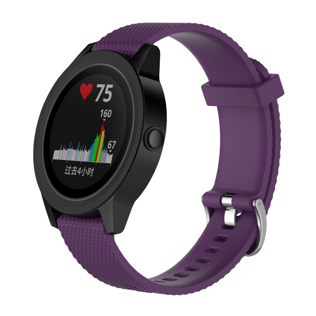 Mega fantastisk Garmin Vivomove HR Silikone Rem - Lilla#serie_2