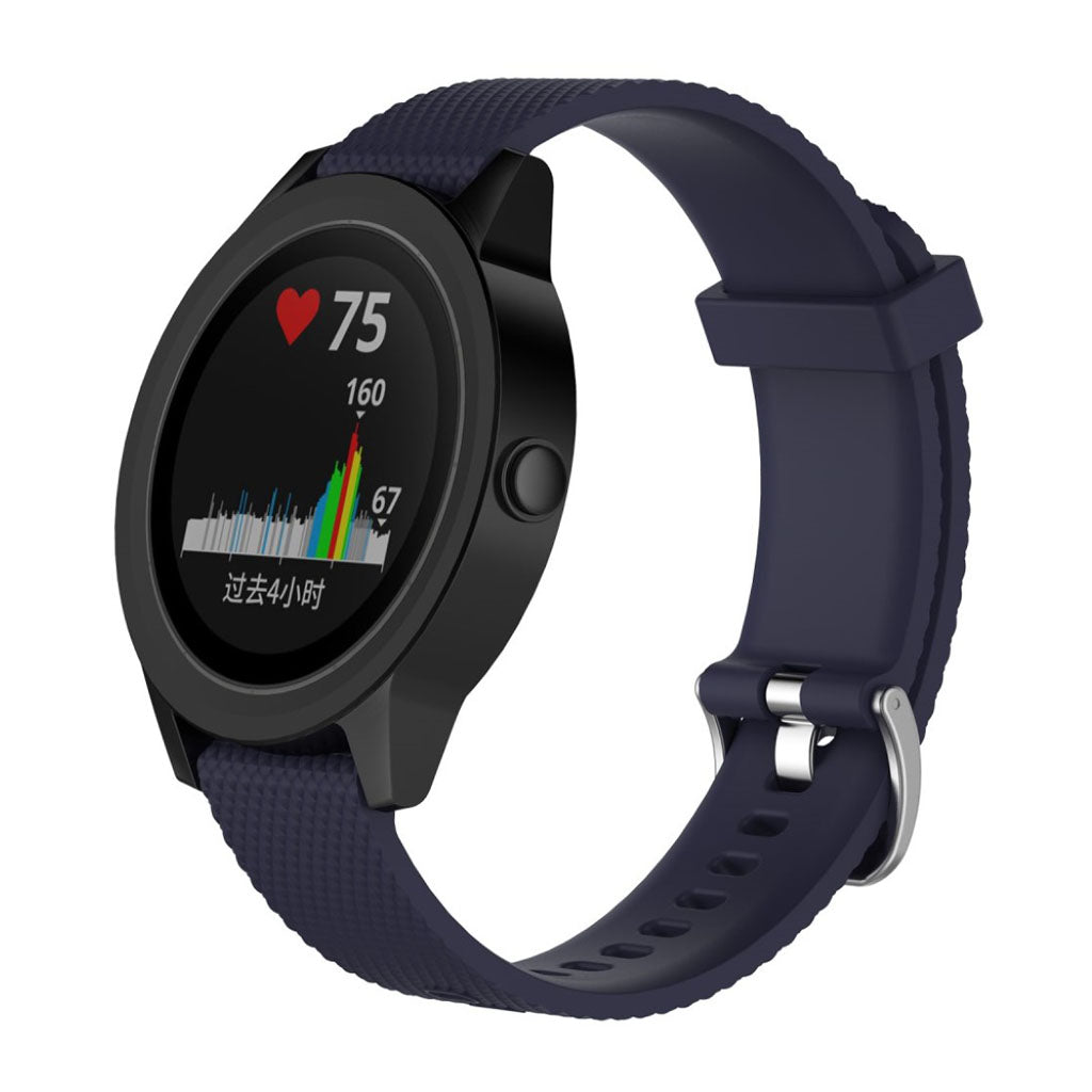 Mega fantastisk Garmin Vivomove HR Silikone Rem - Blå#serie_3