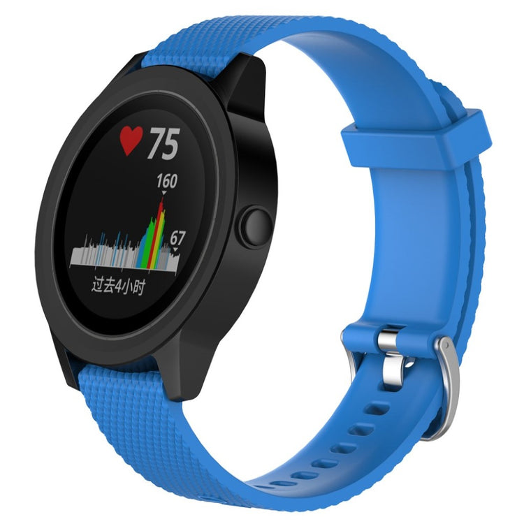 Mega fantastisk Garmin Vivomove HR Silikone Rem - Blå#serie_4
