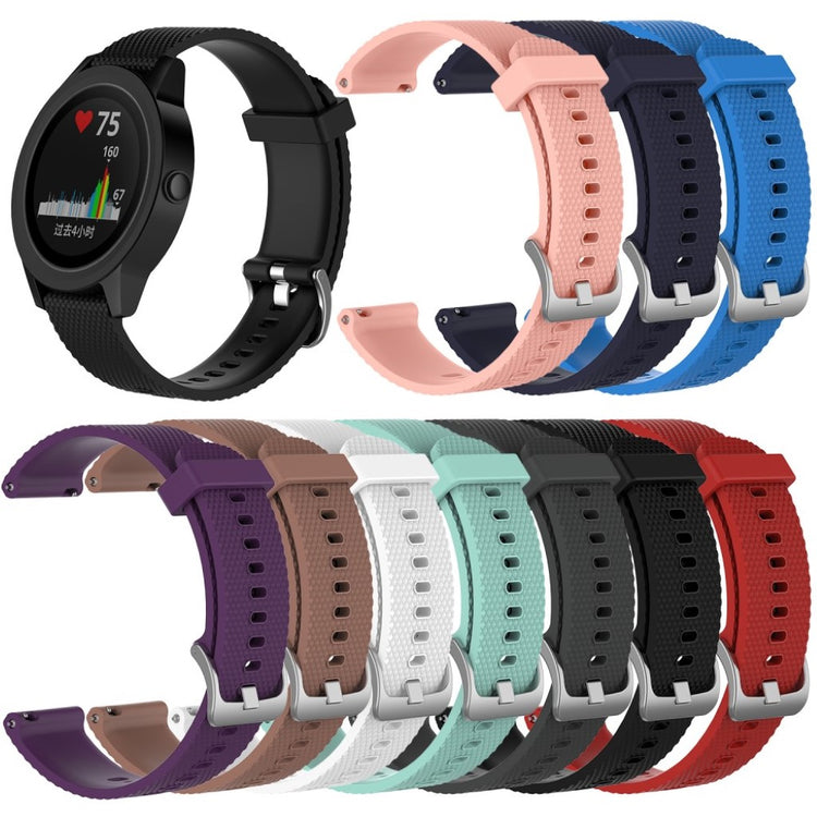 Mega fantastisk Garmin Vivomove HR Silikone Rem - Blå#serie_4