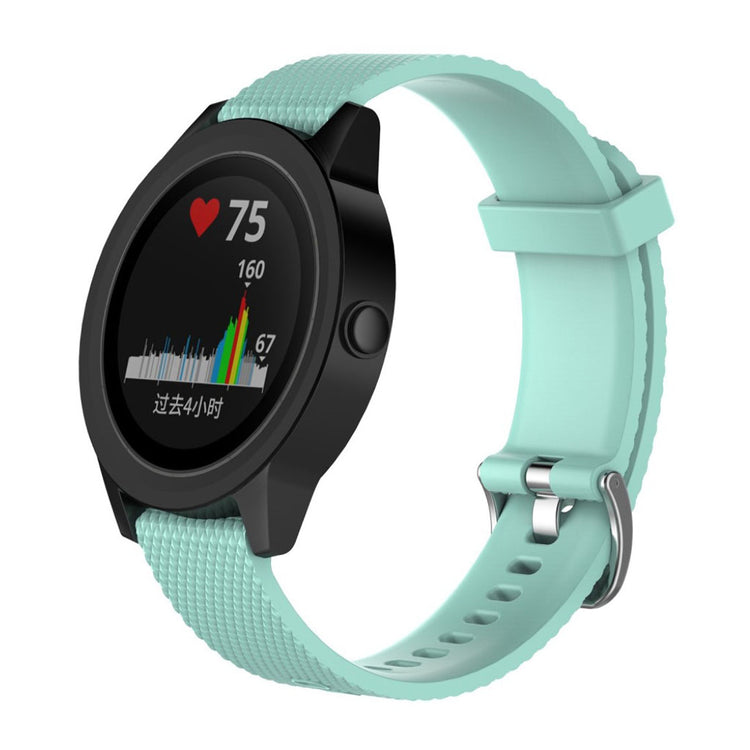 Mega fantastisk Garmin Vivomove HR Silikone Rem - Blå#serie_5