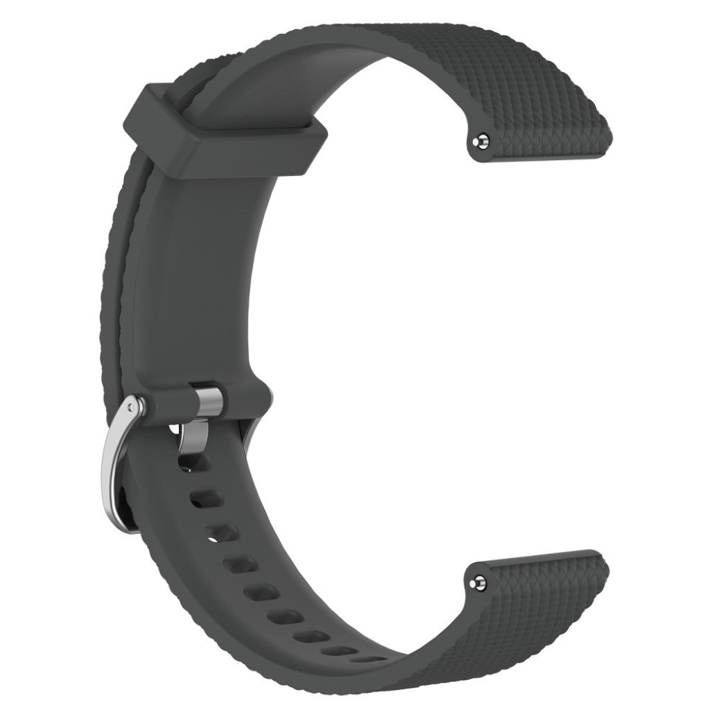 Mega fantastisk Garmin Vivomove HR Silikone Rem - Sølv#serie_8