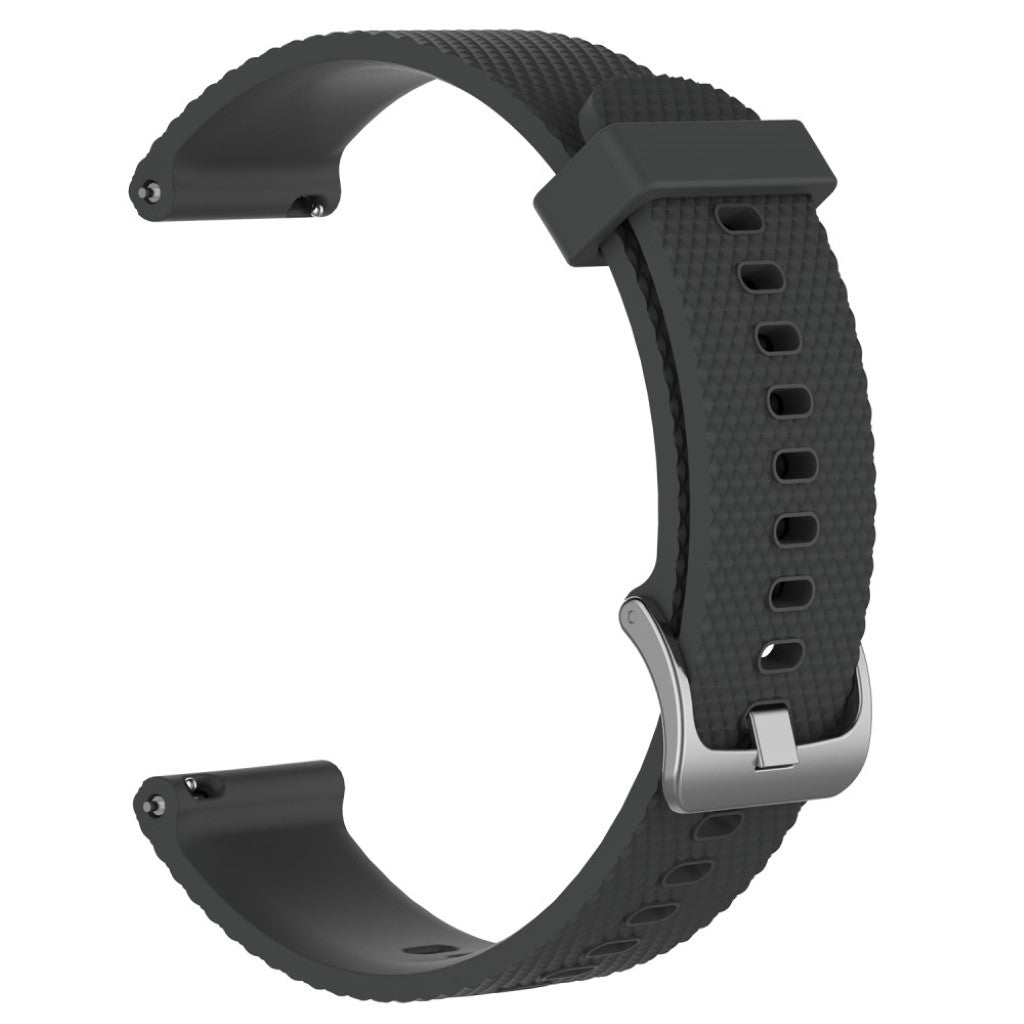 Mega fantastisk Garmin Vivomove HR Silikone Rem - Sølv#serie_8