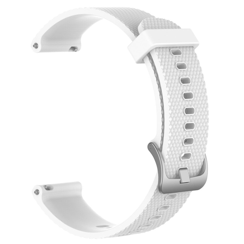 Mega fantastisk Garmin Vivomove HR Silikone Rem - Hvid#serie_9