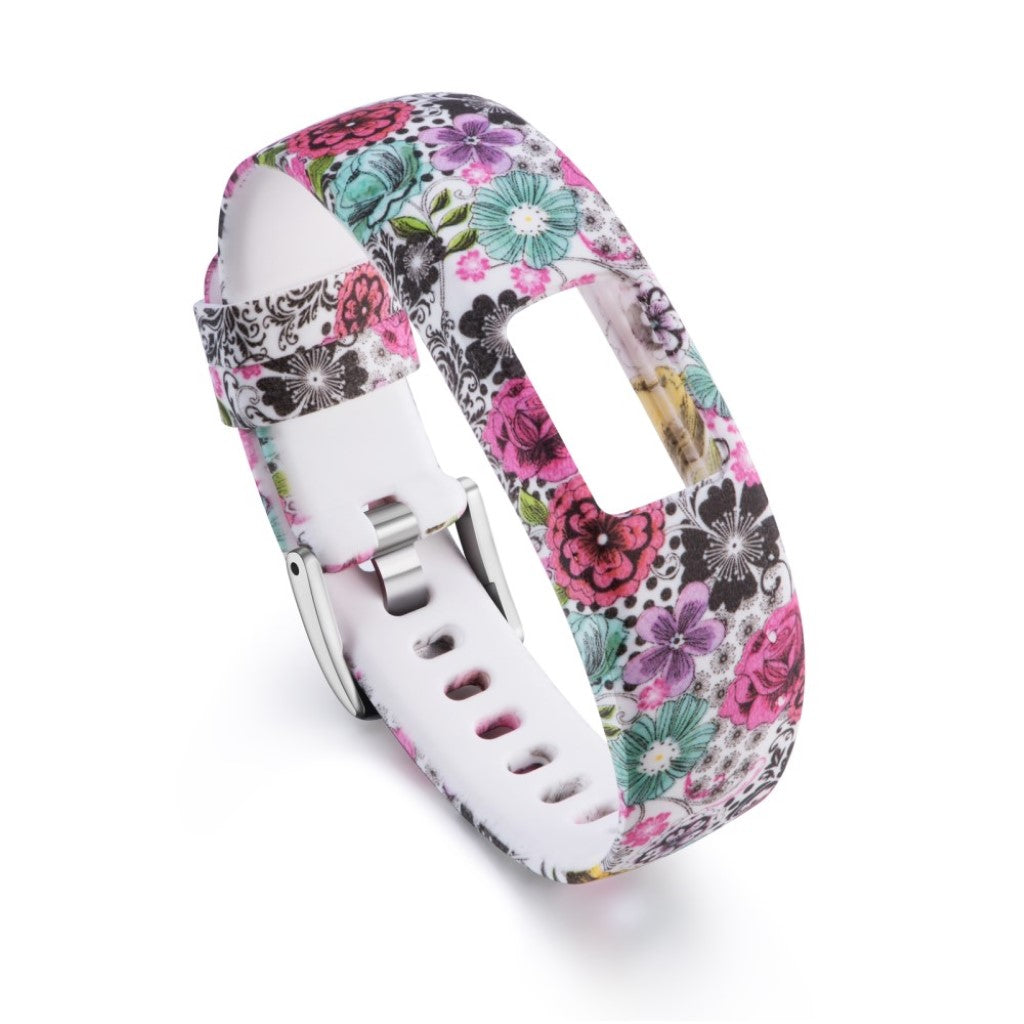 Holdbart Garmin Vivofit 4 Silikone Rem - Flerfarvet#serie_1