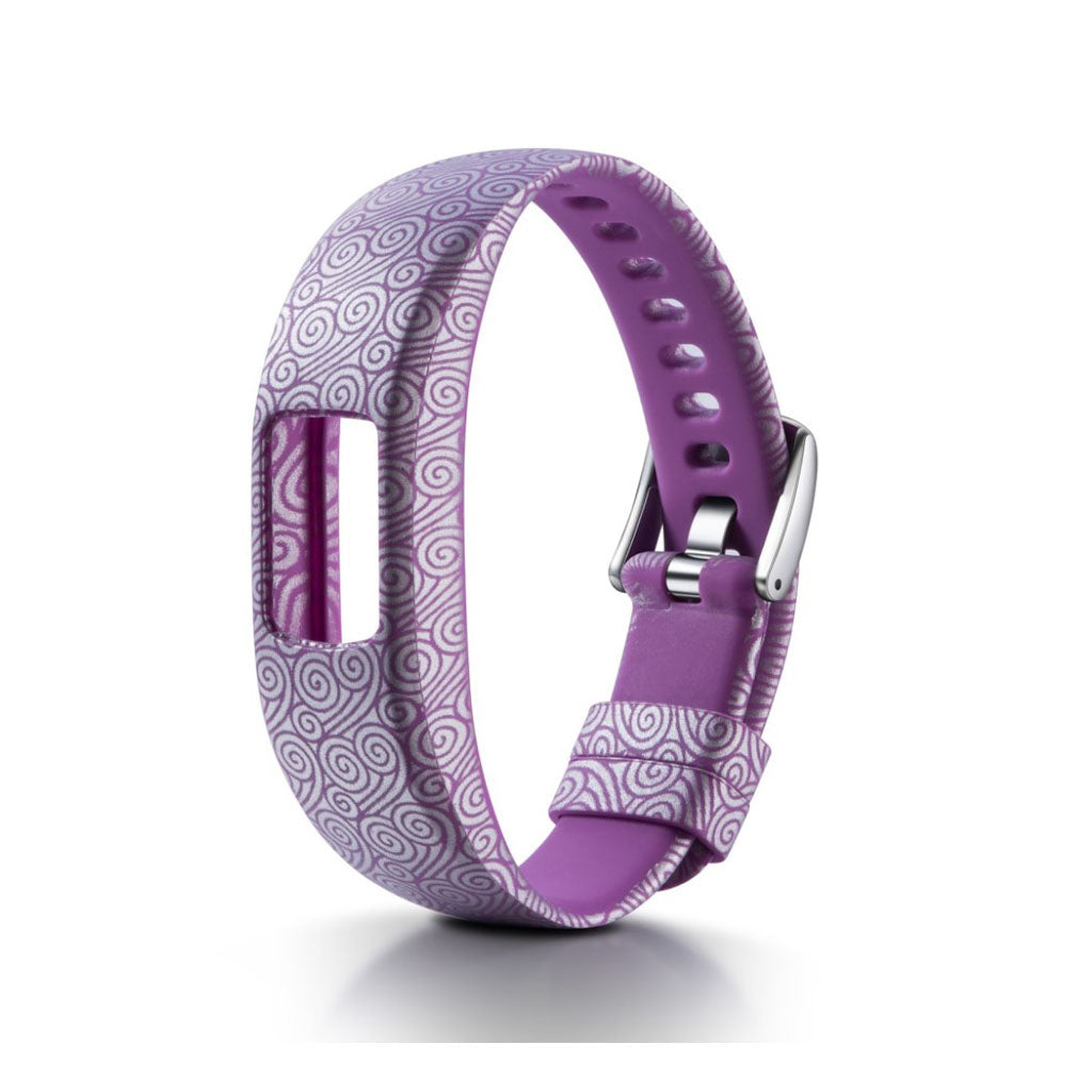 Holdbart Garmin Vivofit 4 Silikone Rem - Lilla#serie_2