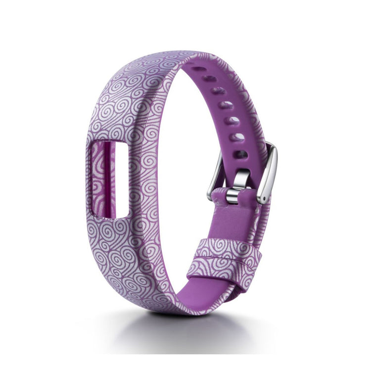Holdbart Garmin Vivofit 4 Silikone Rem - Lilla#serie_2