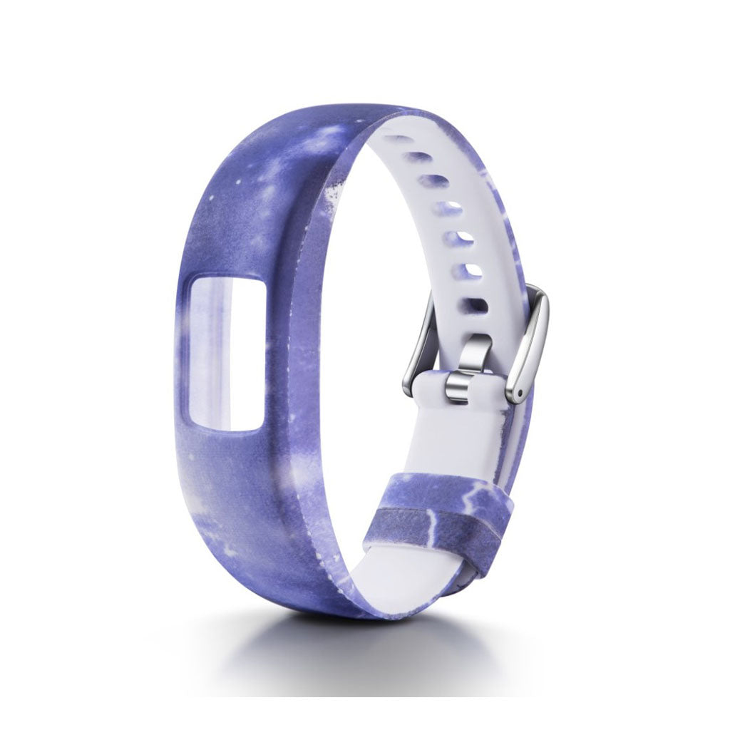 Holdbart Garmin Vivofit 4 Silikone Rem - Blå#serie_3