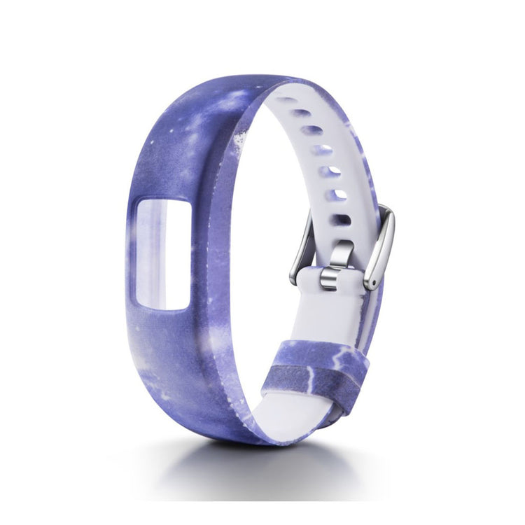 Holdbart Garmin Vivofit 4 Silikone Rem - Blå#serie_3