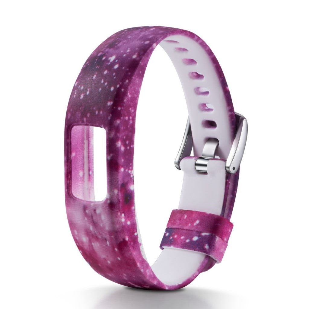 Holdbart Garmin Vivofit 4 Silikone Rem - Rød#serie_4