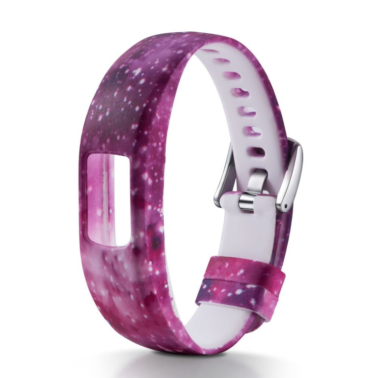 Holdbart Garmin Vivofit 4 Silikone Rem - Rød#serie_4