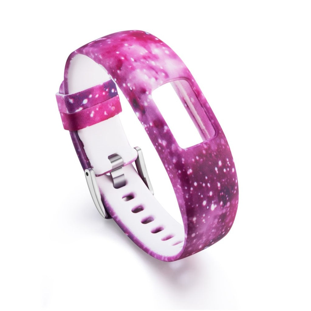 Holdbart Garmin Vivofit 4 Silikone Rem - Rød#serie_4