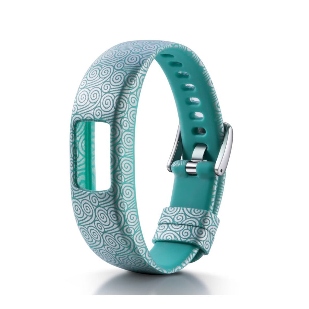 Holdbart Garmin Vivofit 4 Silikone Rem - Blå#serie_5
