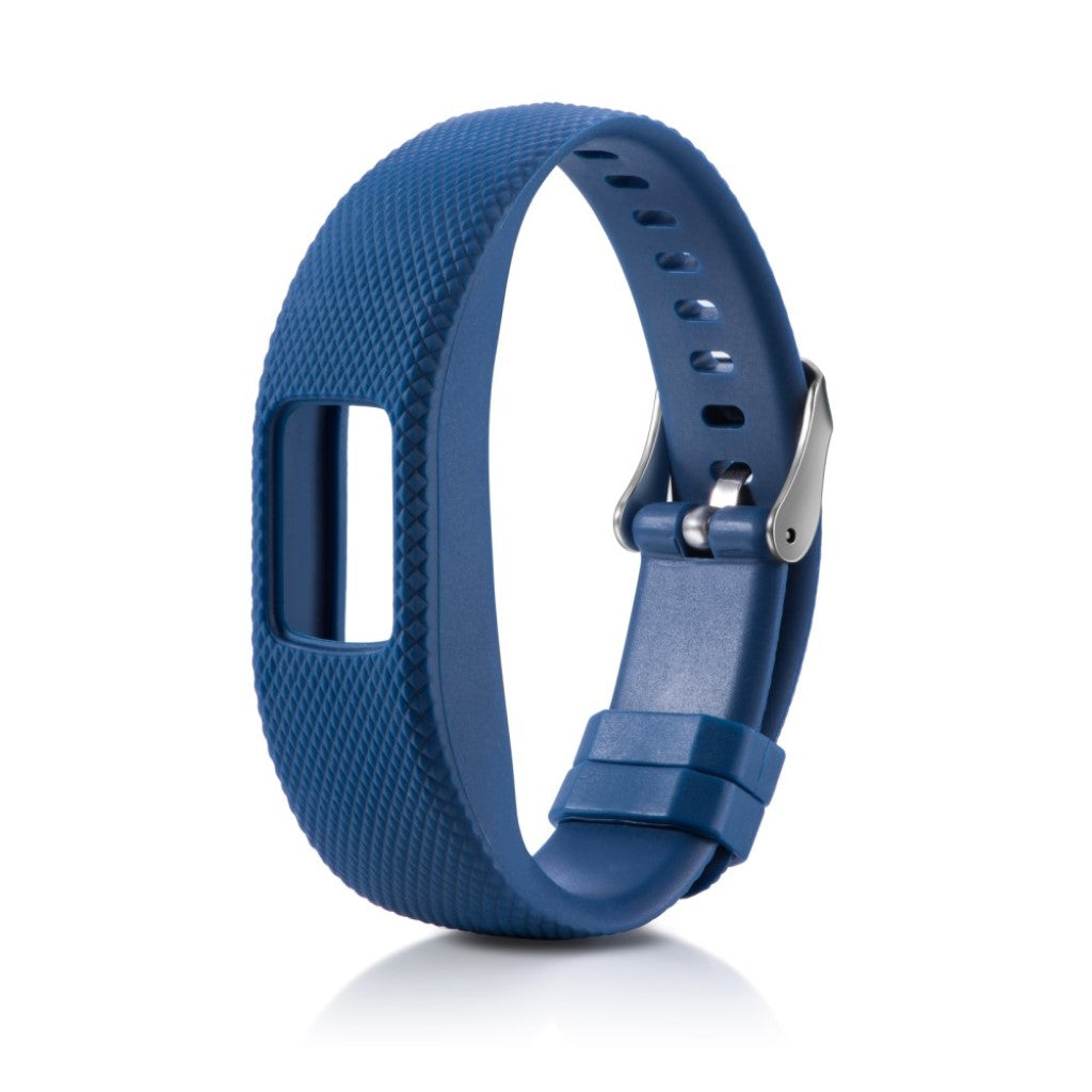 Mega hårdfør Garmin Vivofit 4 Silikone Rem - Blå#serie_2