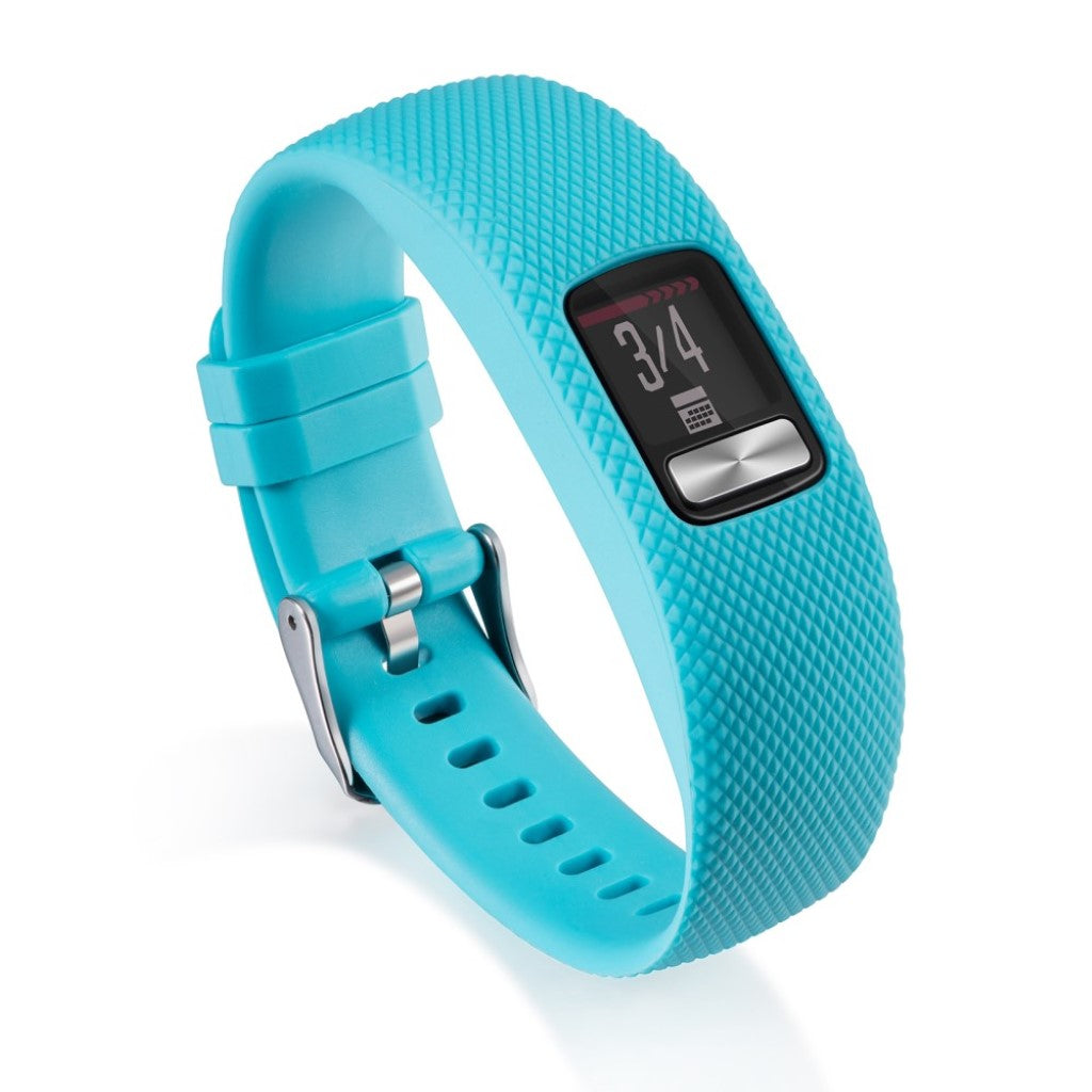 Mega hårdfør Garmin Vivofit 4 Silikone Rem - Blå#serie_3
