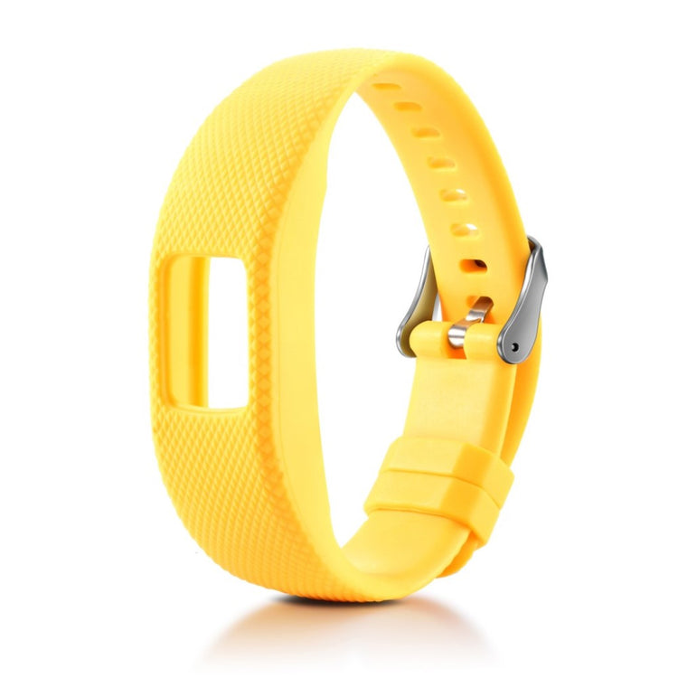 Mega hårdfør Garmin Vivofit 4 Silikone Rem - Gul#serie_4