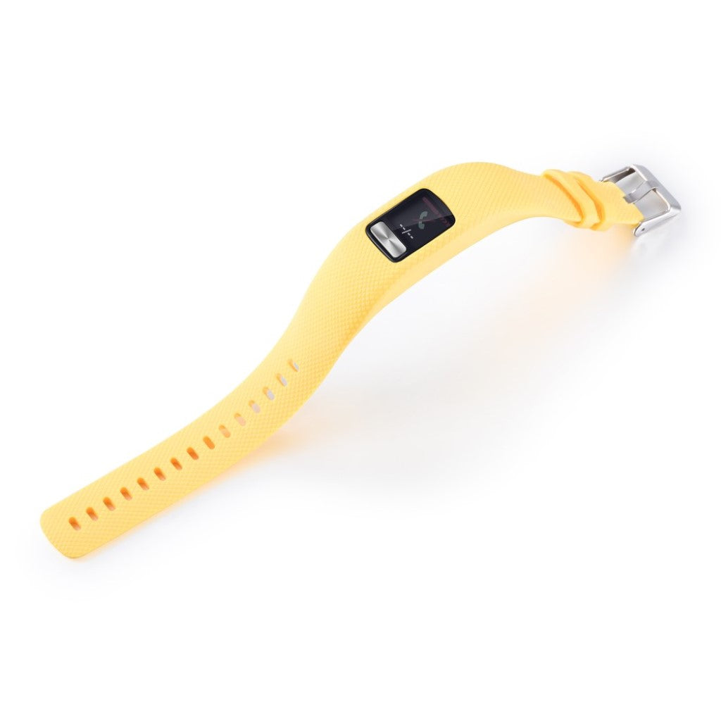 Mega hårdfør Garmin Vivofit 4 Silikone Rem - Gul#serie_4