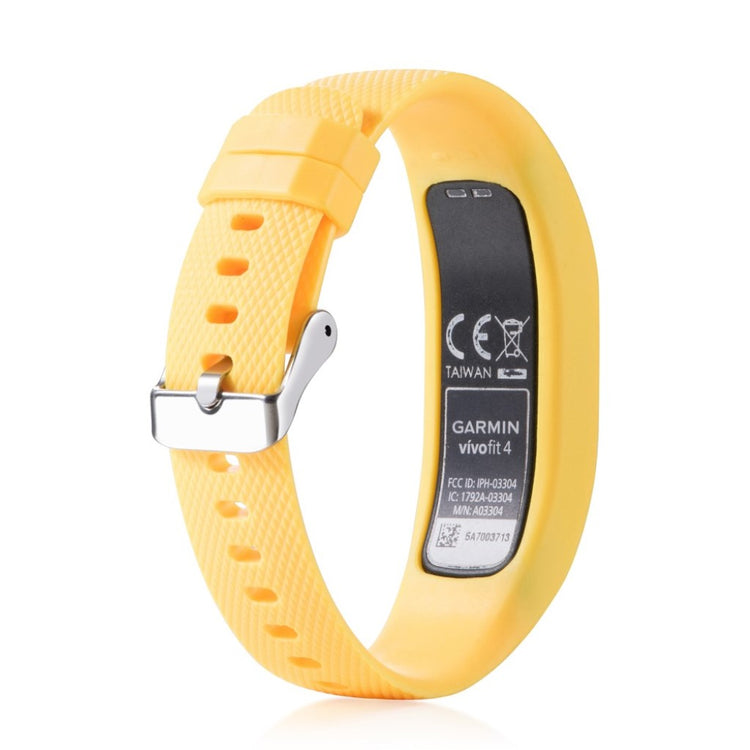 Mega hårdfør Garmin Vivofit 4 Silikone Rem - Gul#serie_4