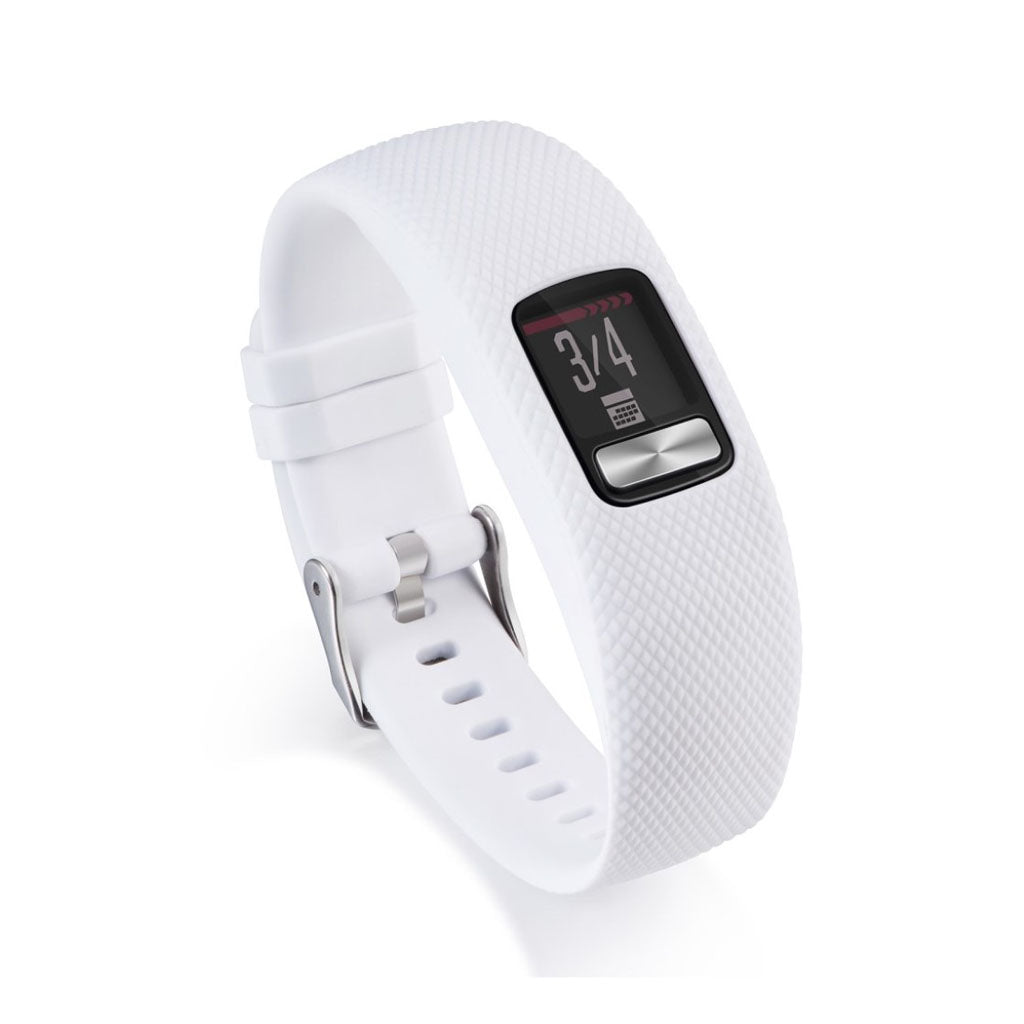 Mega hårdfør Garmin Vivofit 4 Silikone Rem - Hvid#serie_9