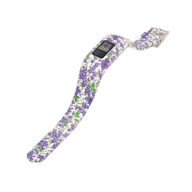 Helt vildt holdbart Garmin Vivofit JR Silikone Rem - Lilla#serie_6