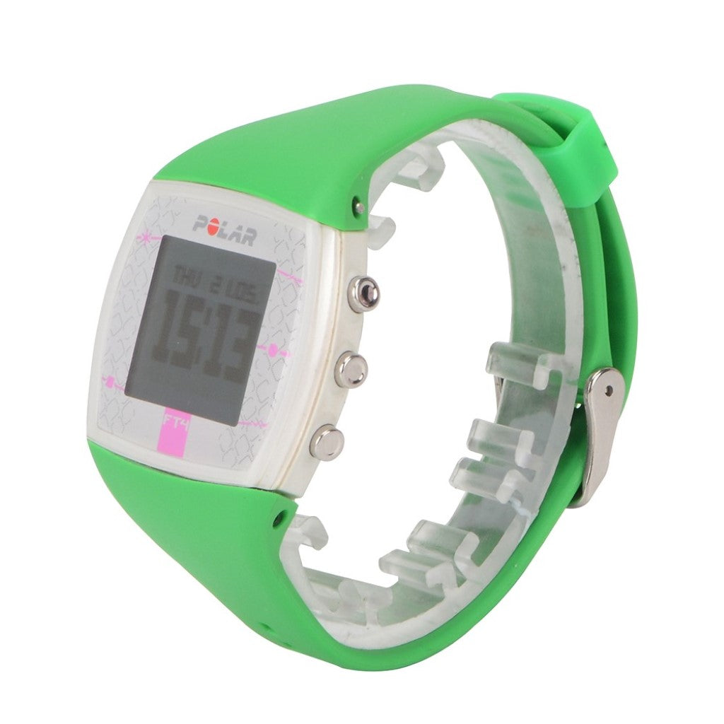 Helt vildt hårdfør Polar FT4 / Polar FT7 Silikone Rem - Grøn#serie_3