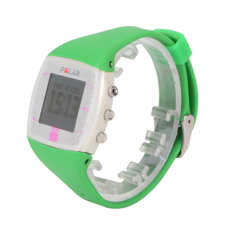 Helt vildt hårdfør Polar FT4 / Polar FT7 Silikone Rem - Grøn#serie_3
