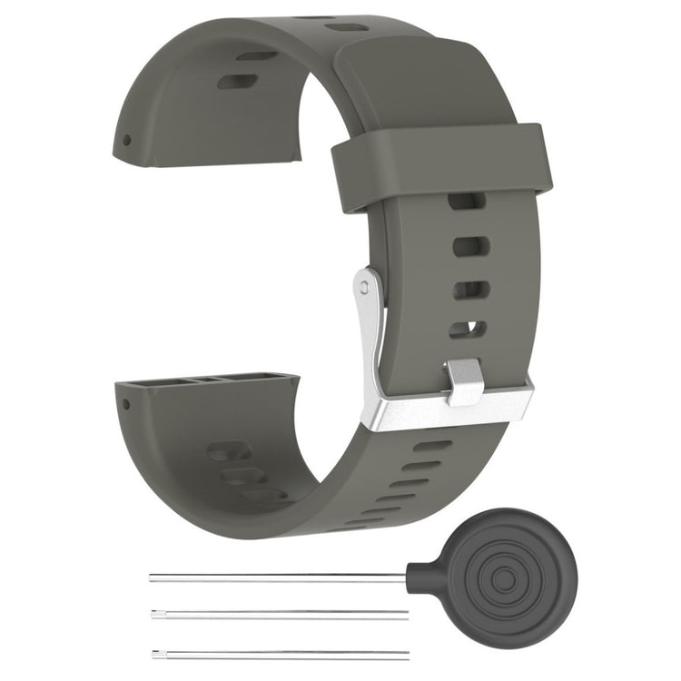 Eminent Polar V800 Silikone Rem - Sølv#serie_5