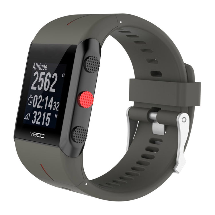 Eminent Polar V800 Silikone Rem - Sølv#serie_5