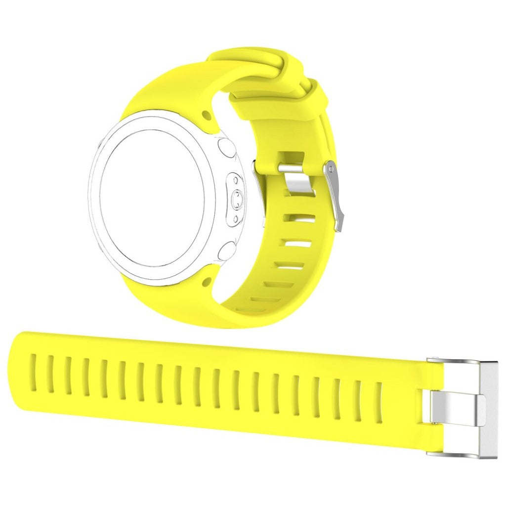 Mega hårdfør Suunto D4i Novo Silikone Rem - Gul#serie_4