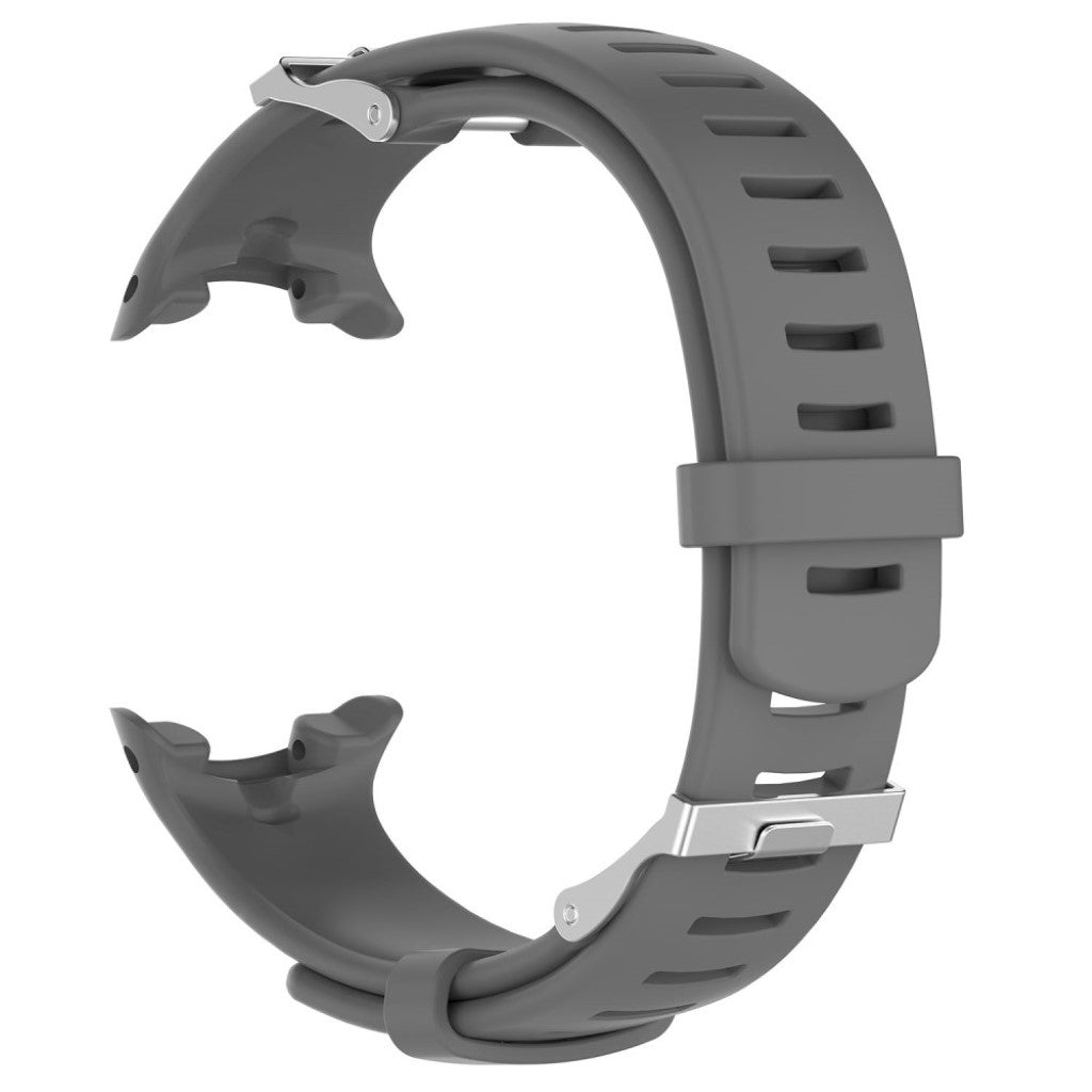 Mega hårdfør Suunto D4i Novo Silikone Rem - Sølv#serie_7