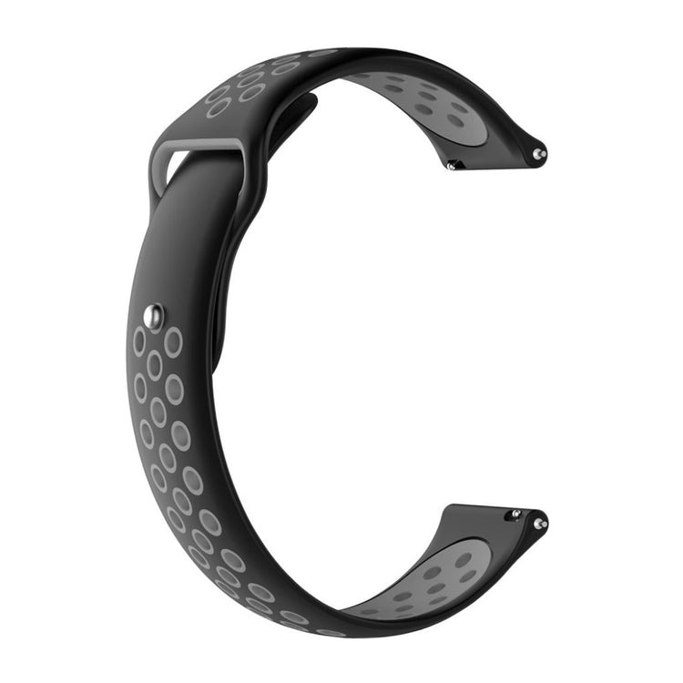 Mega skøn Amazfit 1 Silikone Rem - Sølv#serie_13