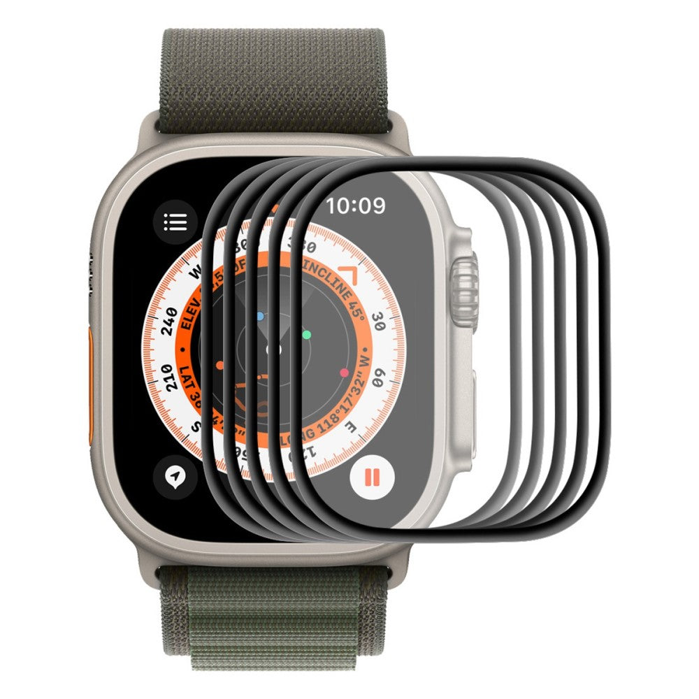 5stk Apple Watch Ultra Plastik Skærmbeskytter - Gennemsigtig#serie_576