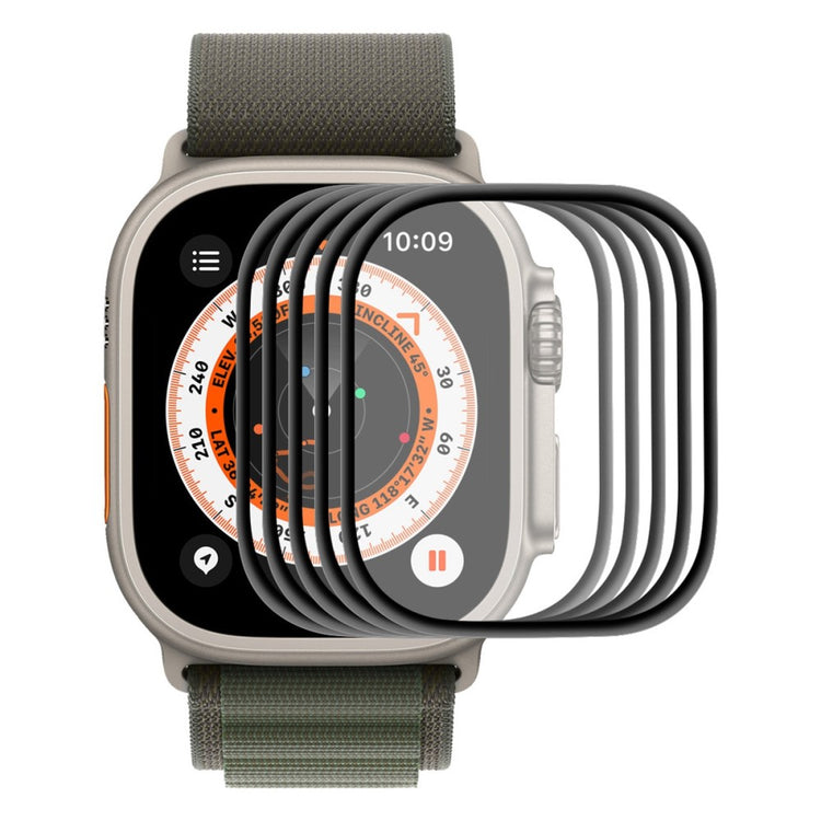5stk Apple Watch Ultra Plastik Skærmbeskytter - Gennemsigtig#serie_576