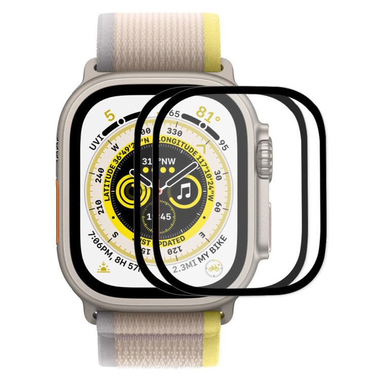 2stk Apple Watch Ultra Hærdet Glas Skærmbeskytter - Gennemsigtig#serie_593