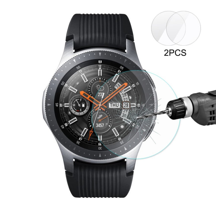 2stk Samsung Galaxy Watch (46mm) Hærdet Glas Skærmbeskytter - Gennemsigtig#serie_278