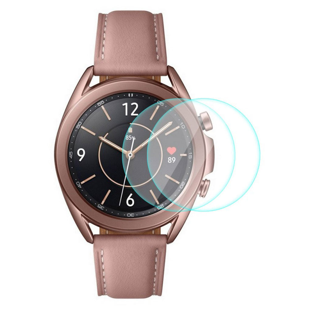 2stk Samsung Galaxy Watch 3 (41mm) Hærdet Glas Skærmbeskytter - Gennemsigtig#serie_446