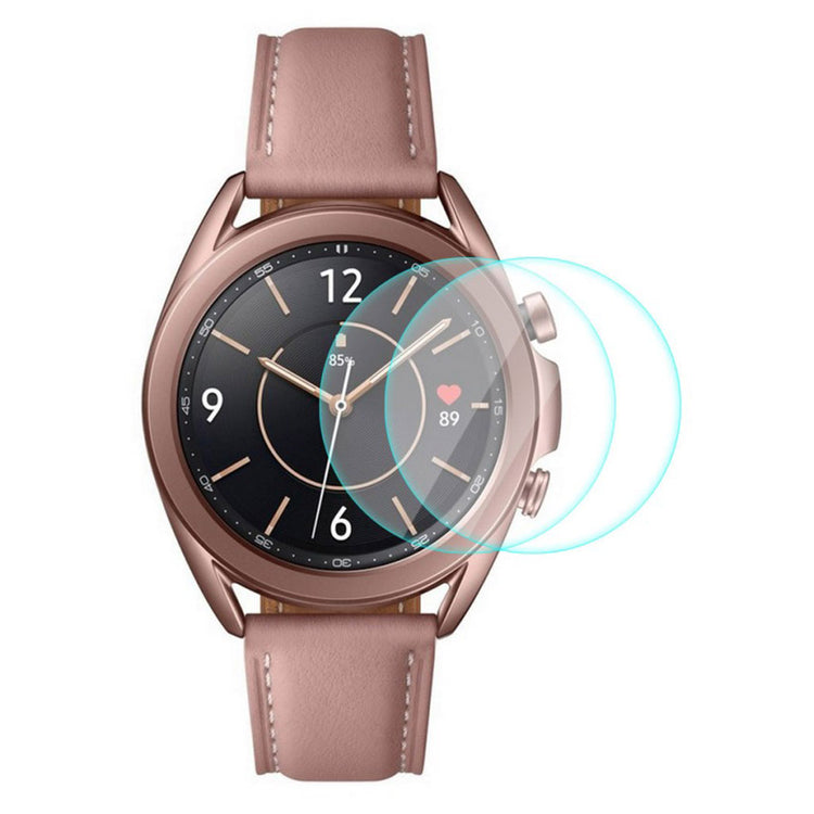 2stk Samsung Galaxy Watch 3 (41mm) Hærdet Glas Skærmbeskytter - Gennemsigtig#serie_446