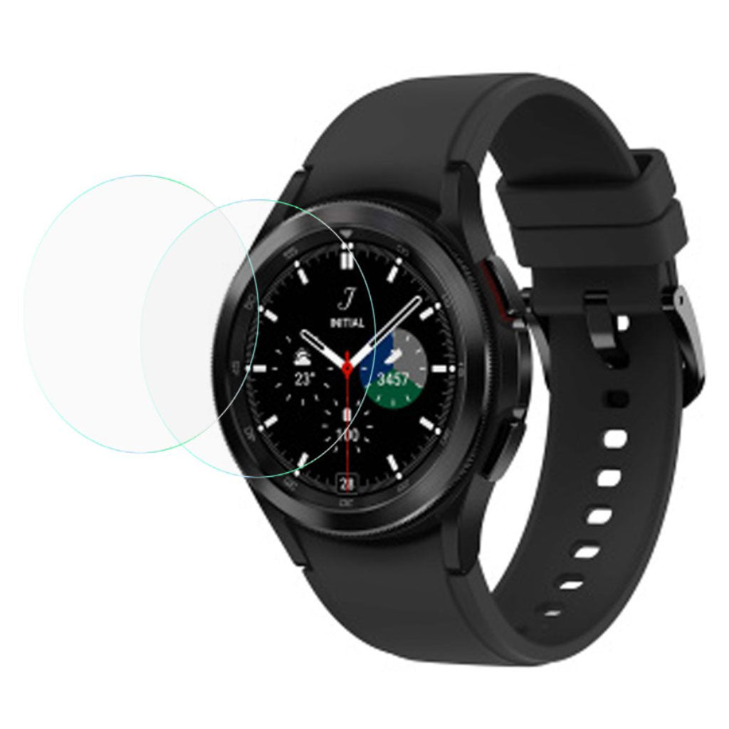 2stk Samsung Galaxy Watch 4 Classic (42mm) Hærdet Glas  HD Skærmbeskytter - Gennemsigtig#serie_543