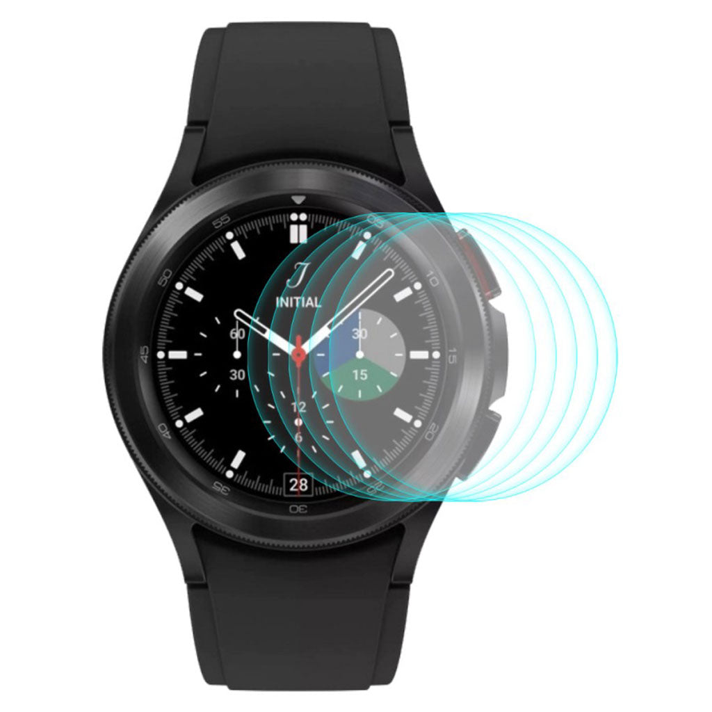 5stk Samsung Galaxy Watch 4 Classic (42mm) Hærdet Glas  HD Skærmbeskytter - Gennemsigtig#serie_553