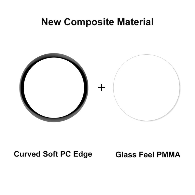 Samsung Galaxy Watch 5 (44mm) Plastik  3D Kurvet Skærmbeskytter - Gennemsigtig#serie_937