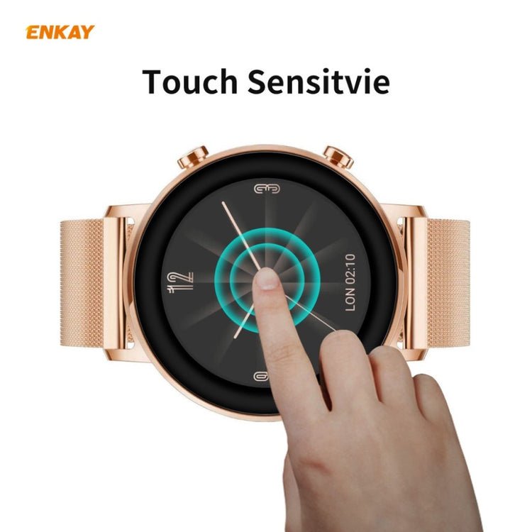 2stk Huawei Watch GT 2 42mm Plastik Skærmbeskytter - Gennemsigtig#serie_262