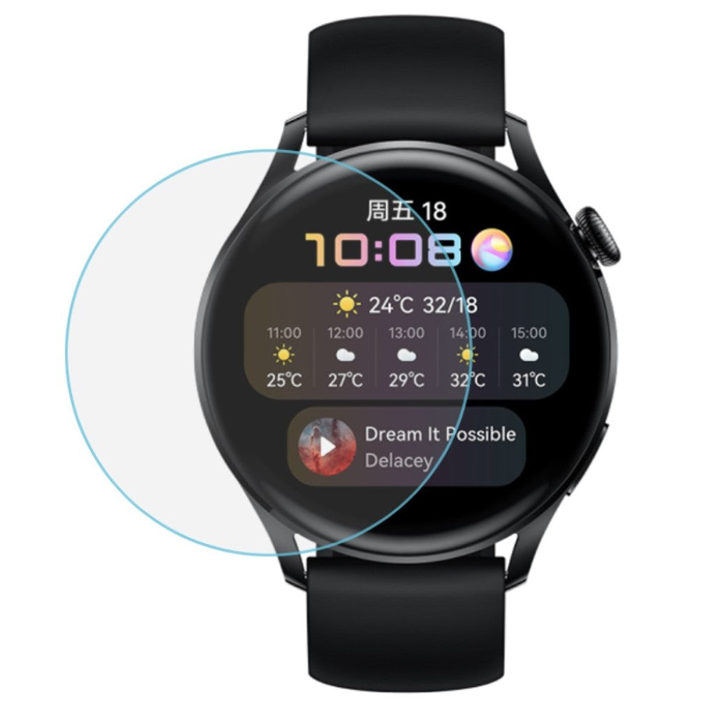 Huawei Watch 3 Plastik Skærmbeskytter - Gennemsigtig#serie_276