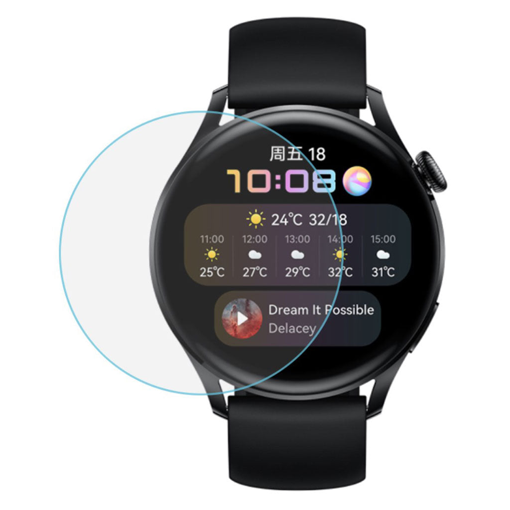 Huawei Watch 3 Plastik Skærmbeskytter - Gennemsigtig#serie_276