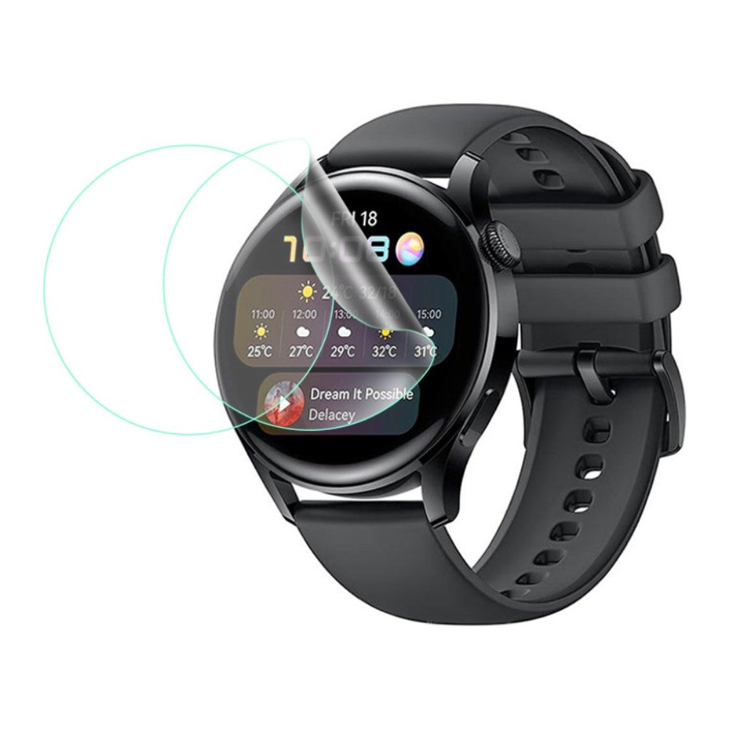 2stk Huawei Watch 3 Plastik Skærmbeskytter - Gennemsigtig#serie_283