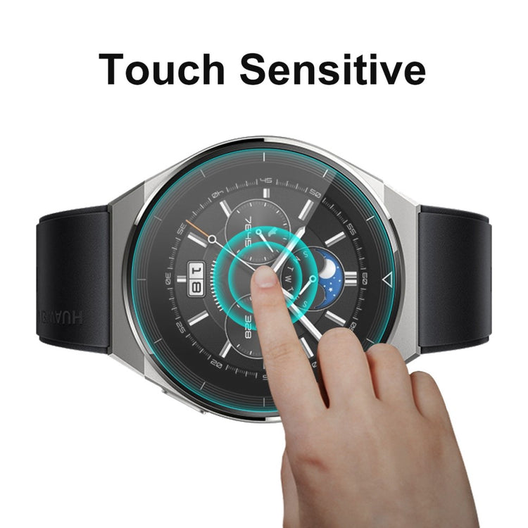 2stk Huawei Watch GT 3 Pro 46mm Hærdet Glas  9H Skærmbeskytter - Gennemsigtig#serie_366