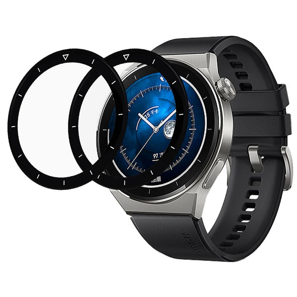 2stk Huawei Watch GT 3 Pro 46mm Hærdet Glas Skærmbeskytter - Gennemsigtig#serie_370