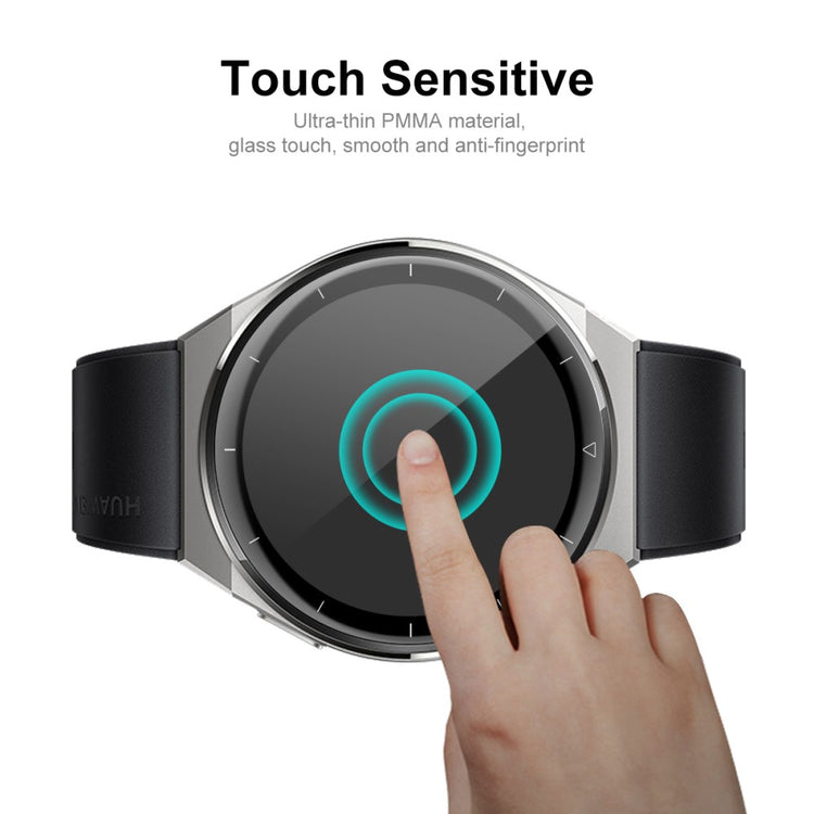 2stk Huawei Watch GT 3 Pro 46mm Plastik Skærmbeskytter - Gennemsigtig#serie_384